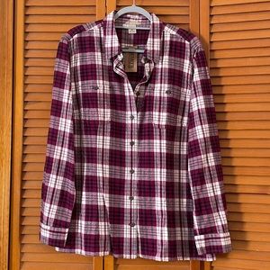 Duluth trading co, flannel long sleeve shirt